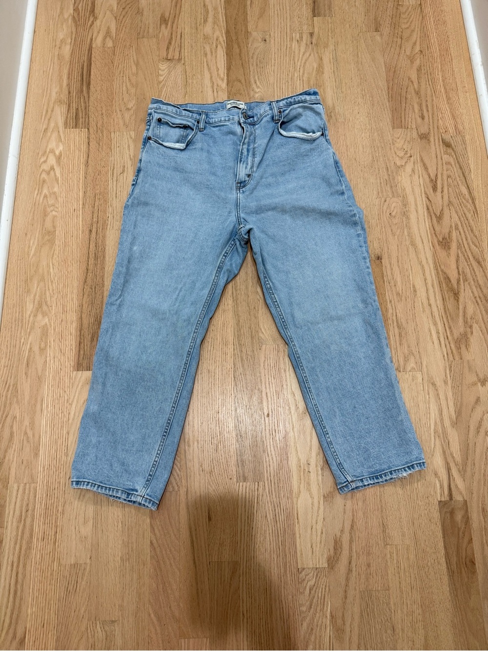Abercrombie & Fitch Light Blue Straight Jeans